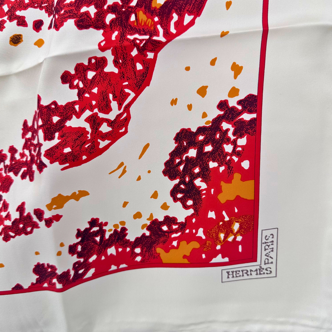 Trois Feuilles Hermes Scarf by Catherine Baschet