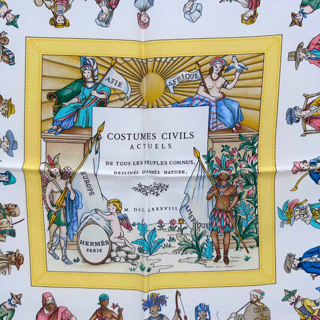 Costumes Civils Actuels Hermes Scarf by Françoise de la Perrière