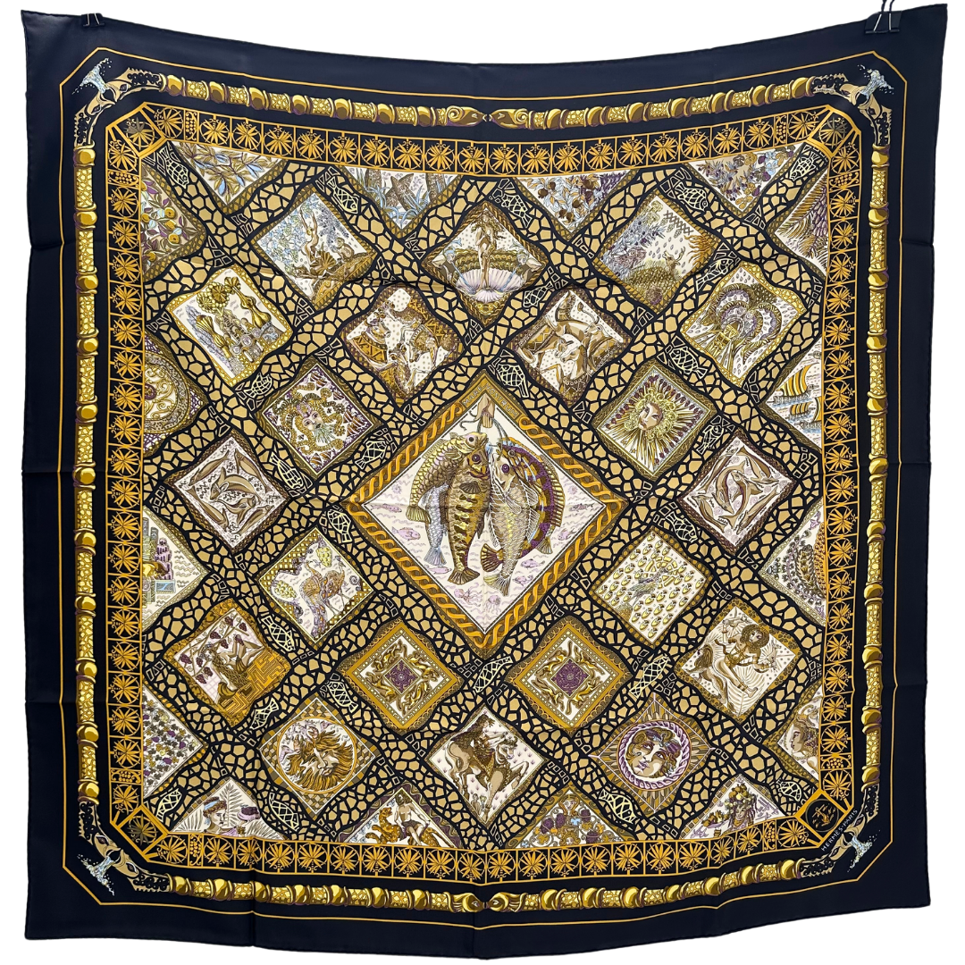 Mare Nostrum Hermes Scarf by Annie Faivre