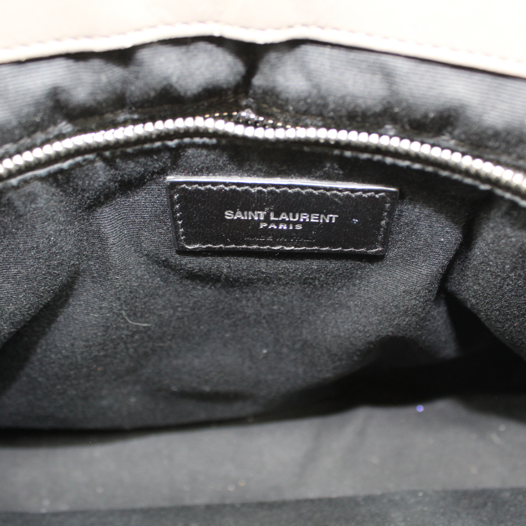 Saint Laurent Calfskin Y Quilted Monogram Large Loulou