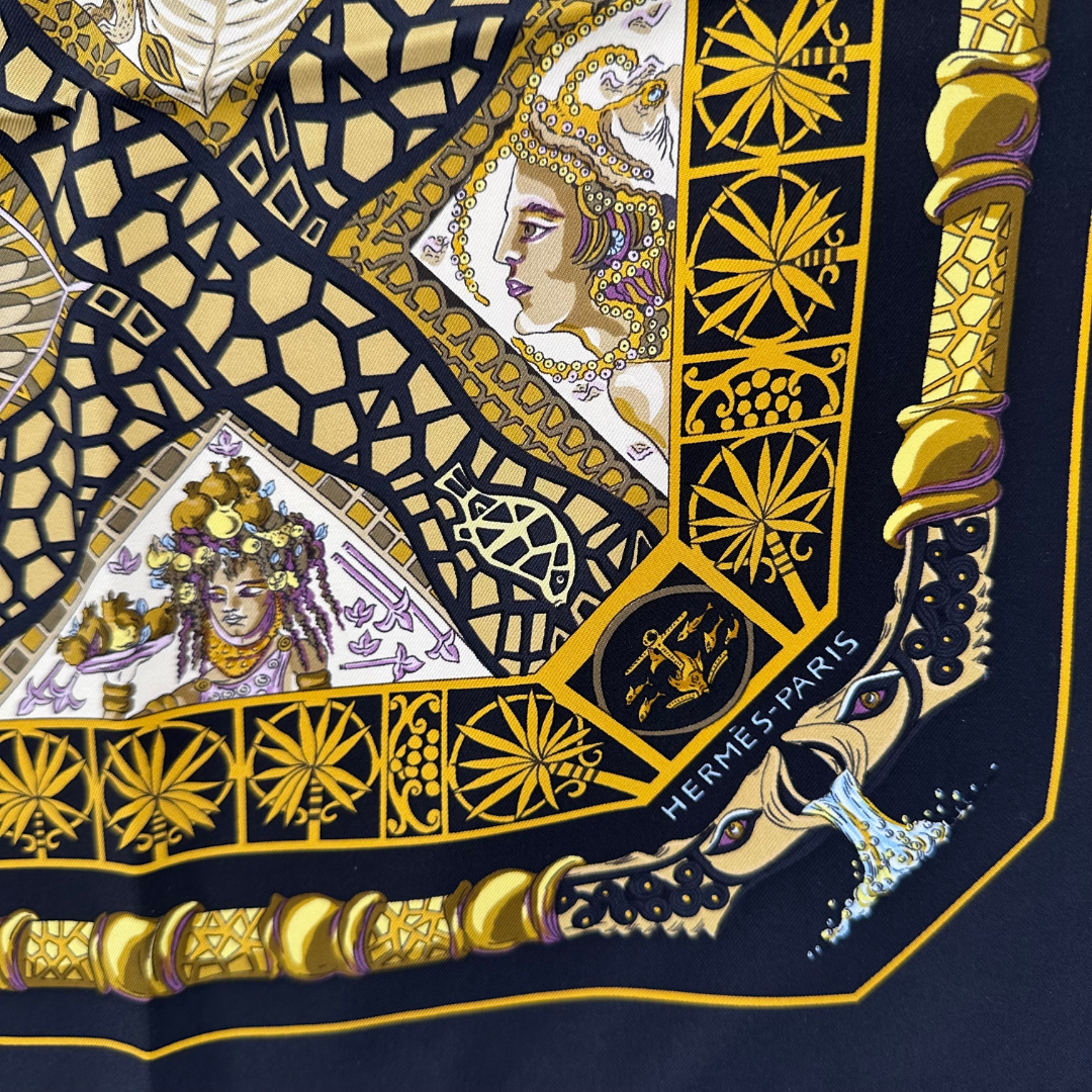 Mare Nostrum Hermes Scarf by Annie Faivre