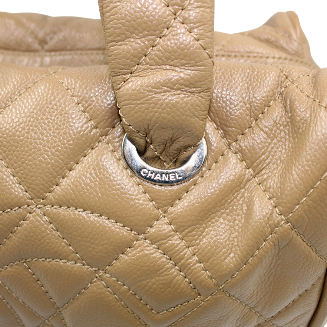 Chanel Caviar Quilted CC Timeless Bowler