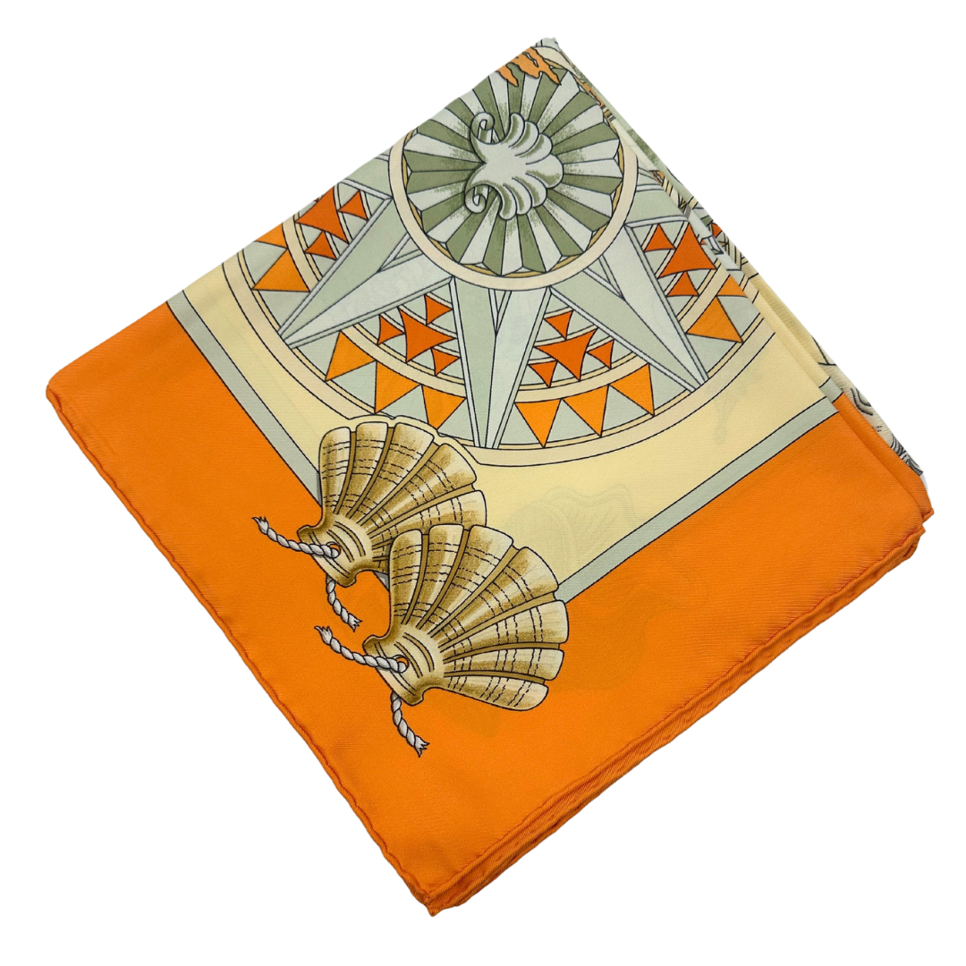 Hermes L'Air Marin Silk Scarf