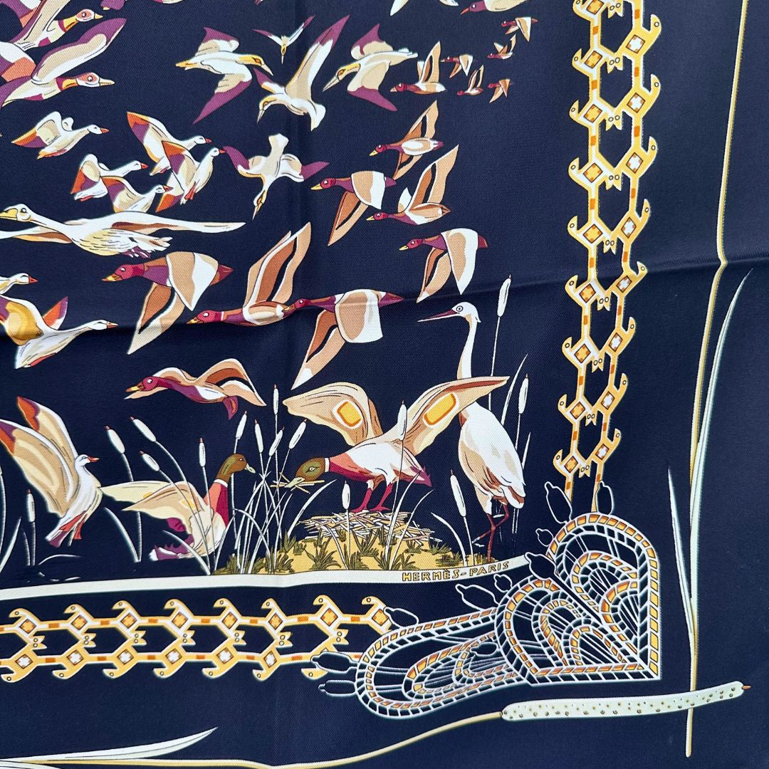 Libres Comme L'Air Hermes Scarf by Faivre