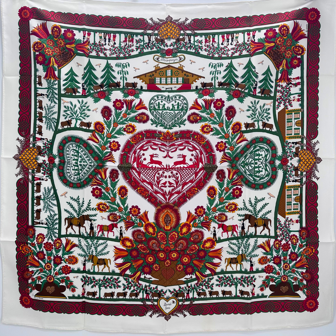 Decoupages Hermes Scarf by Anne Rosat