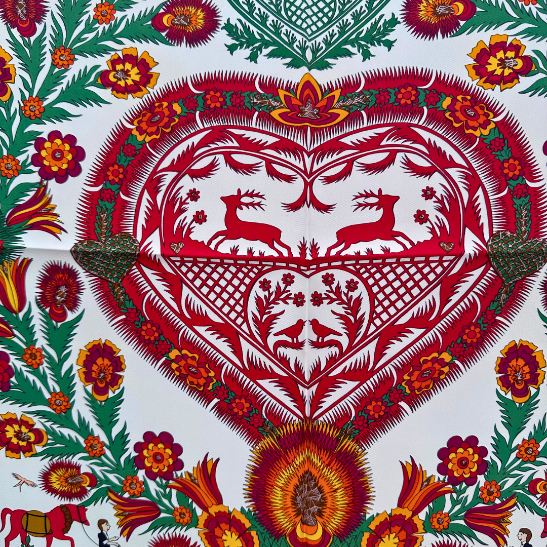 Decoupages Hermes Scarf by Anne Rosat