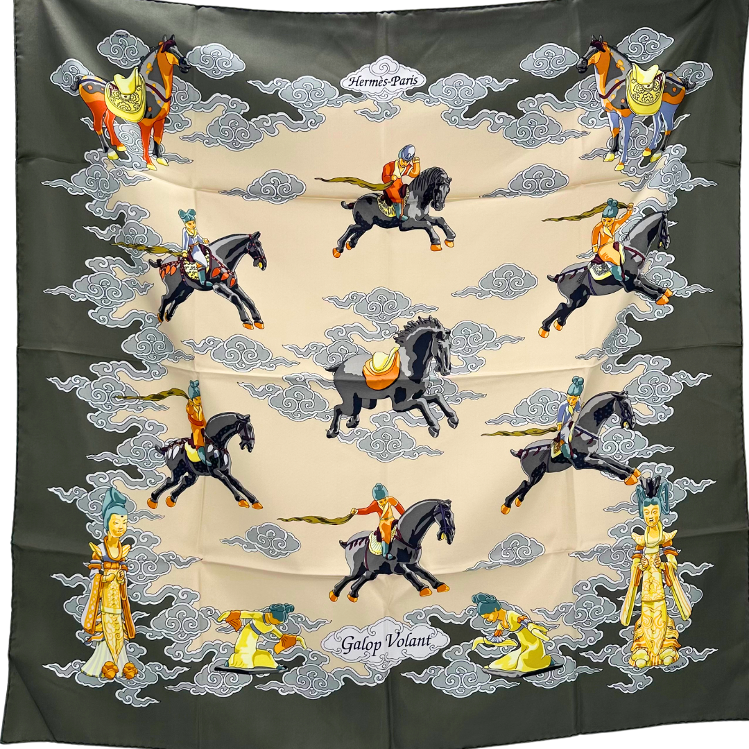 Hermes Galop Volant Scarf