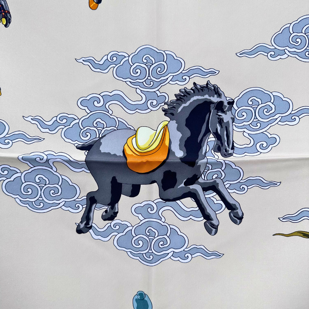 Hermes Galop Volant Scarf