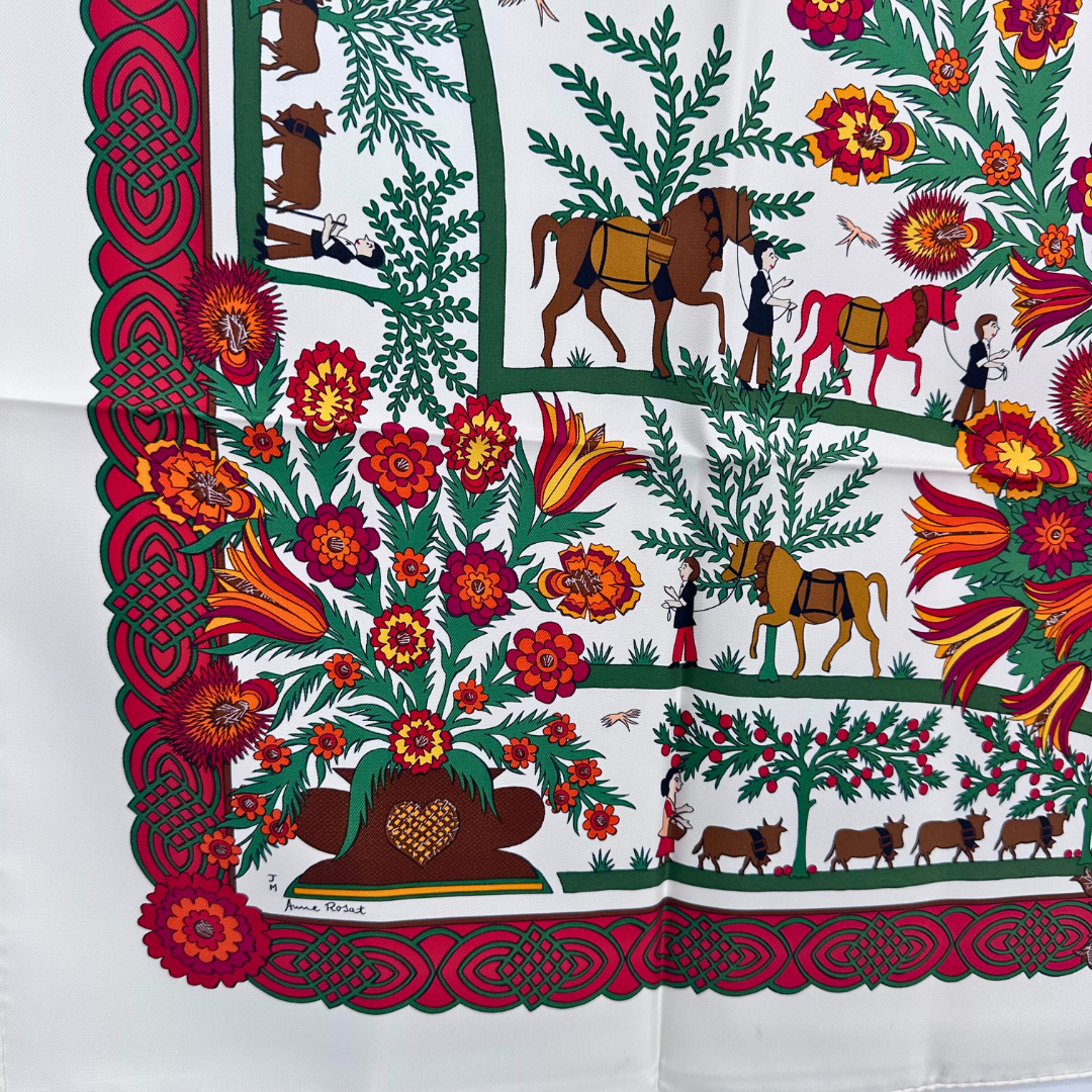 Decoupages Hermes Scarf by Anne Rosat