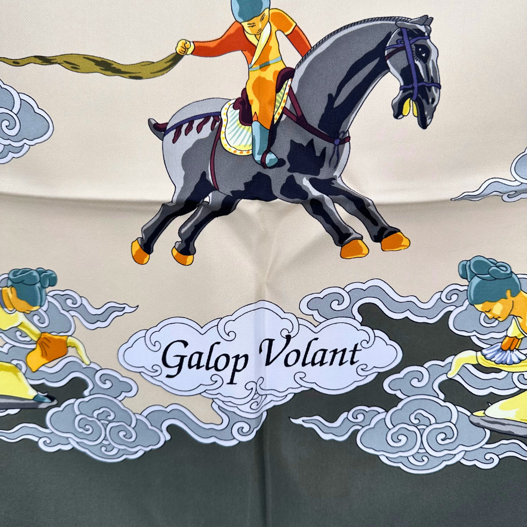 Hermes Galop Volant Scarf