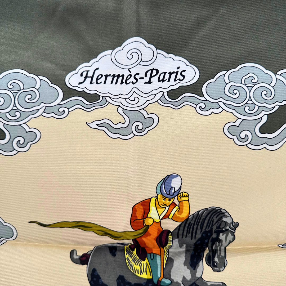 Hermes Galop Volant Scarf