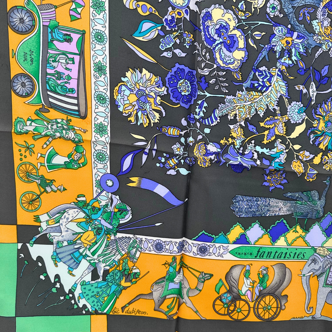 Fantaisies Indiennes Hermes Scarf by Loic Dubigeon