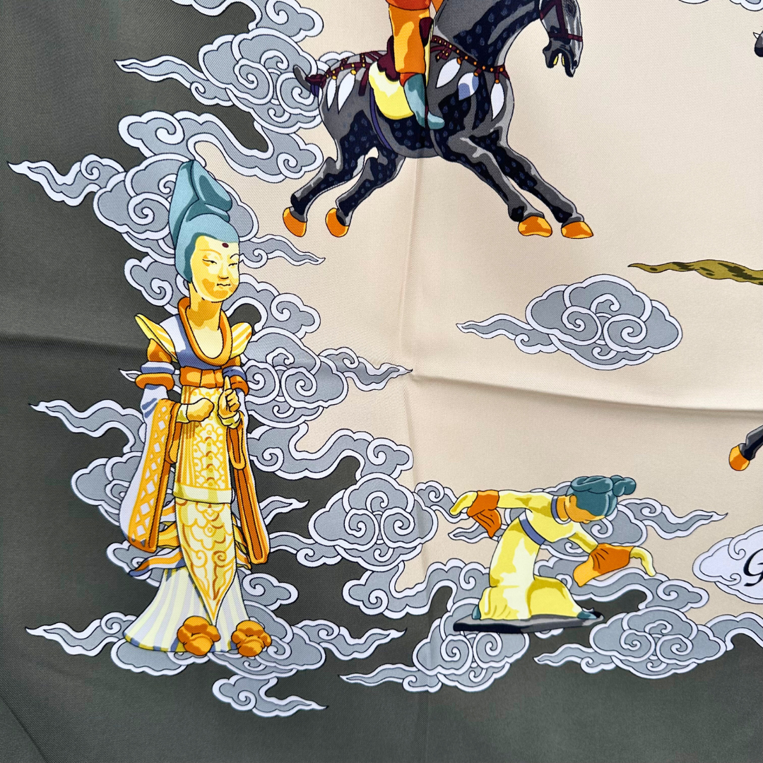 Hermes Galop Volant Scarf