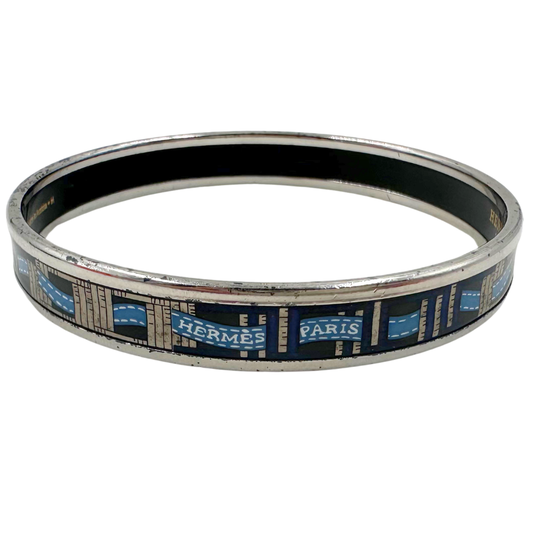 Hermes Emaille PM Narrow Cloisonne Bangle