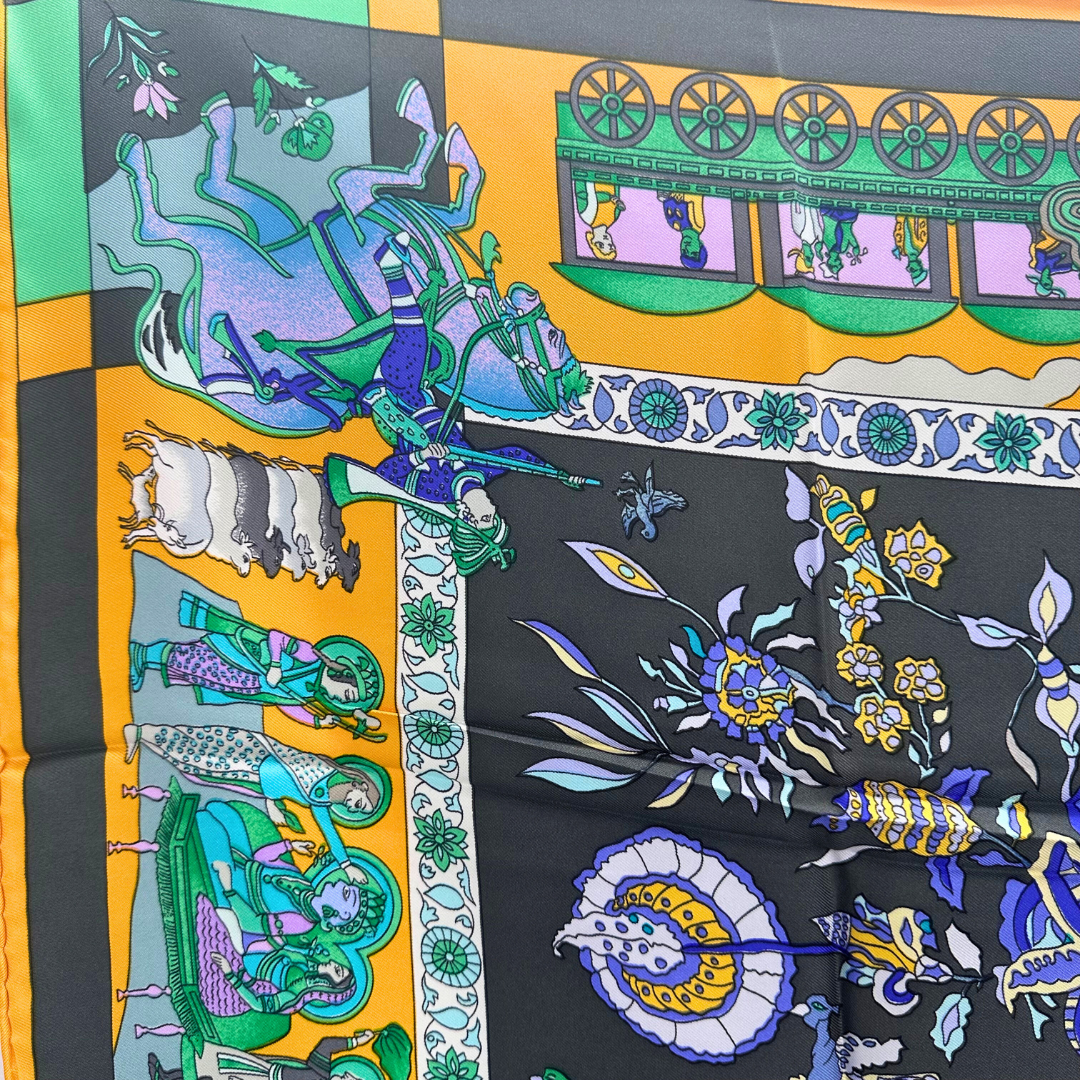 Fantaisies Indiennes Hermes Scarf by Loic Dubigeon