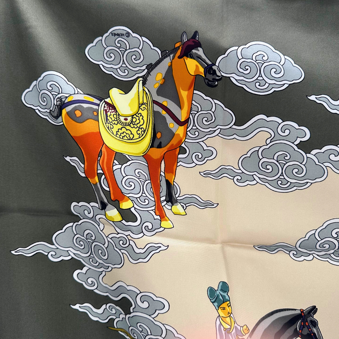 Hermes Galop Volant Scarf