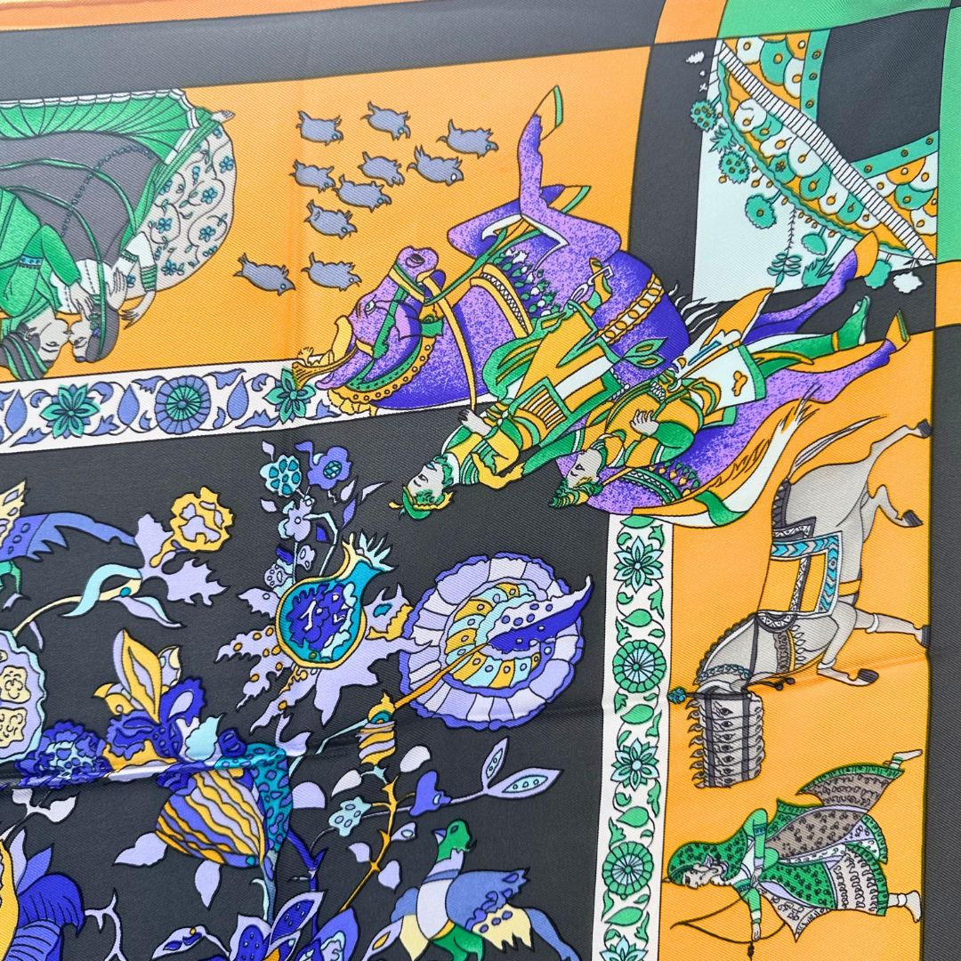 Fantaisies Indiennes Hermes Scarf by Loic Dubigeon