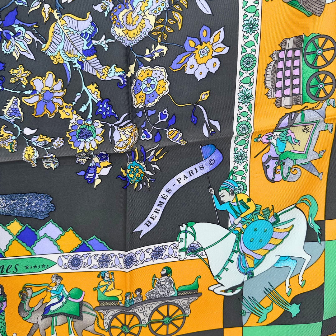 Fantaisies Indiennes Hermes Scarf by Loic Dubigeon