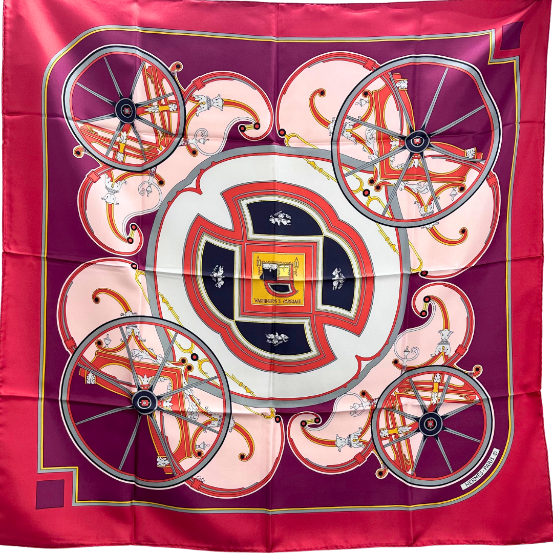 Washington's Carriage Hermes Scarf by Loic Dubigeon