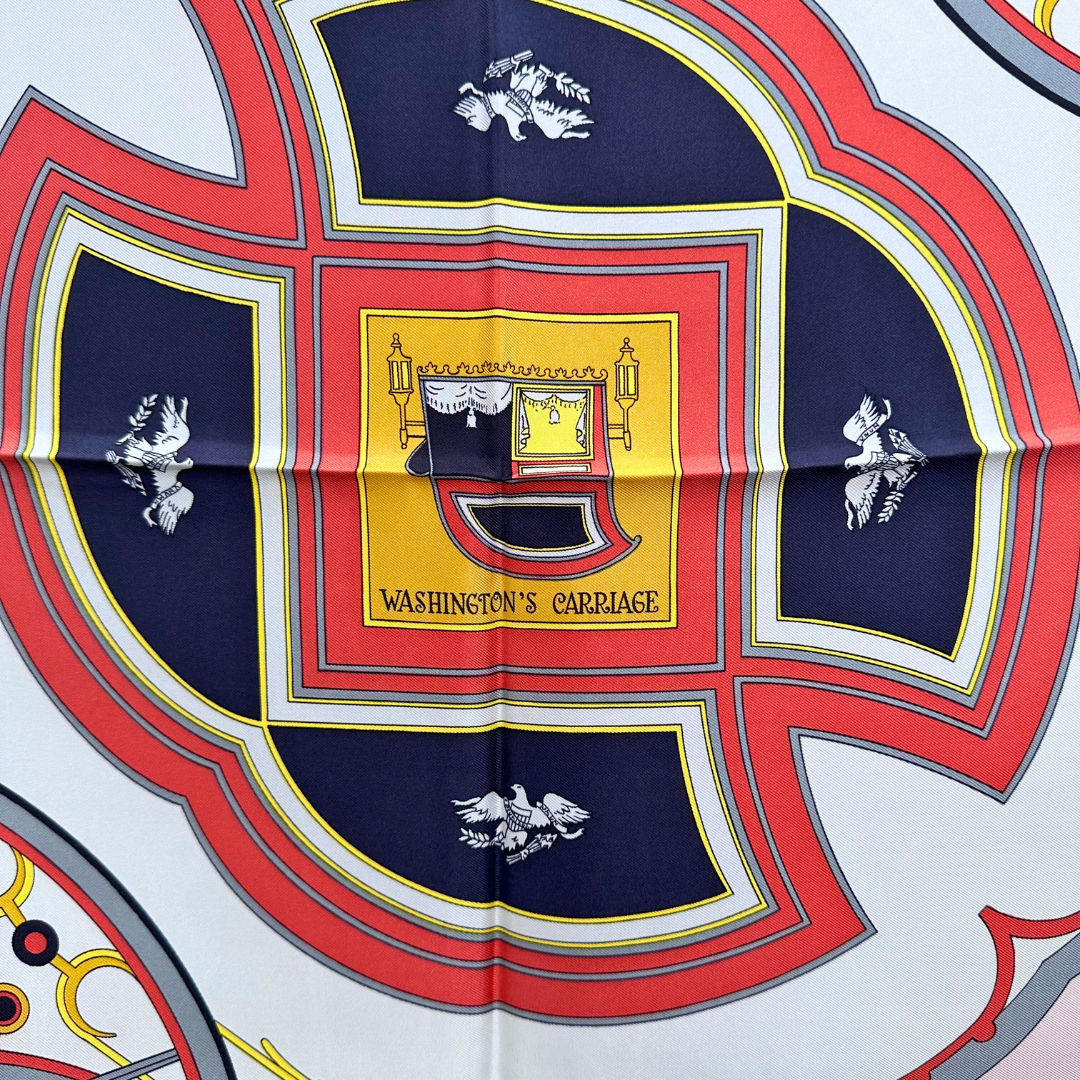 Washington's Carriage Hermes Scarf by Loic Dubigeon