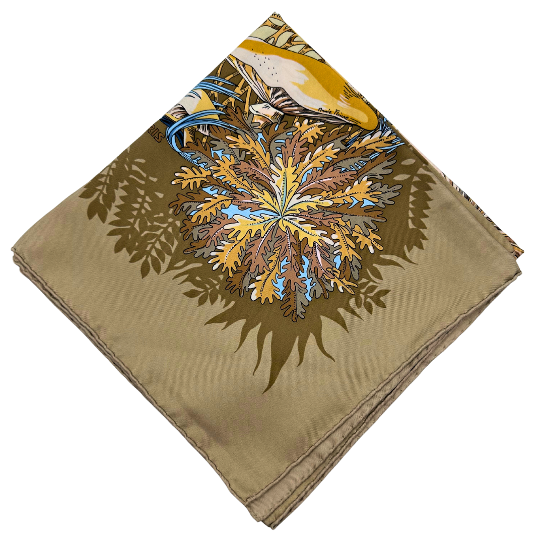 Hermes Scarf L'Ile Deserte by Annie Faivre