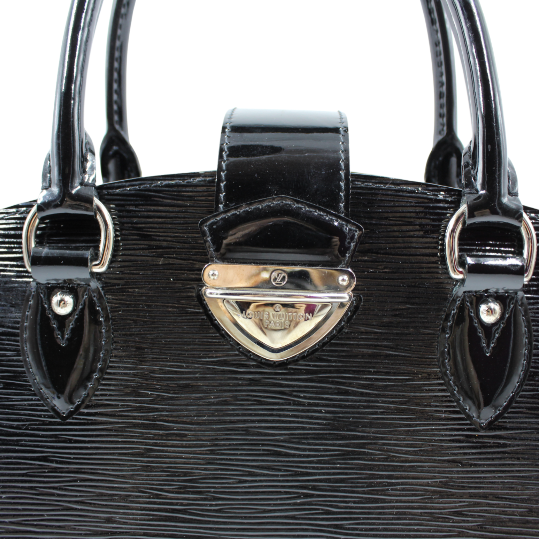 Louis Vuitton Electric Black Epi Leather Pont Neuf GM