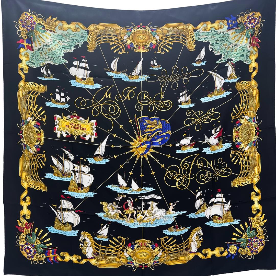 Voiles de Lumiere Hermes Scarf by Joachim Metz