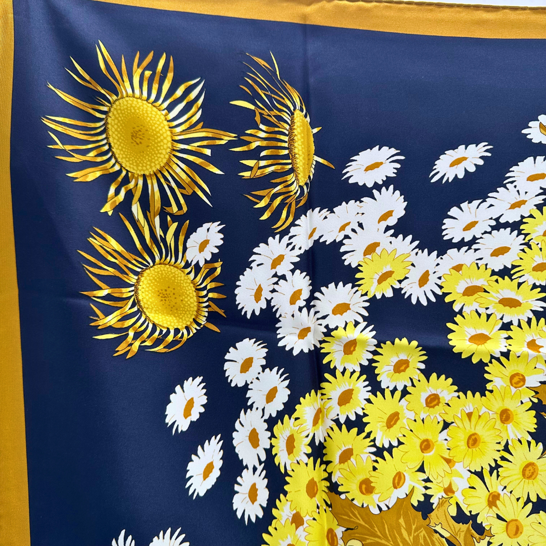 Fleurs et Carlines Hermes Scarf by Rybaltchenko