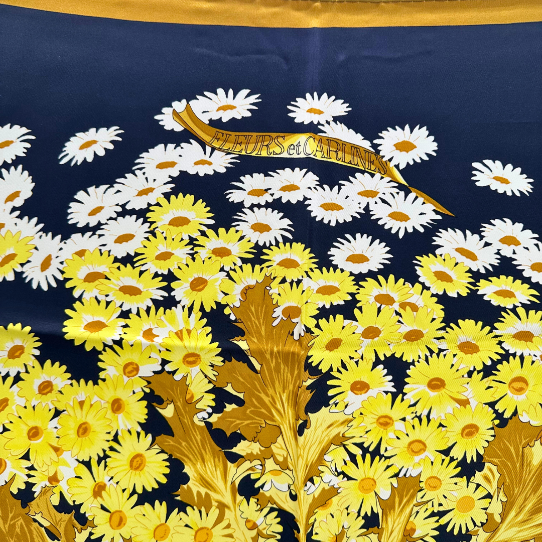 Fleurs et Carlines Hermes Scarf by Rybaltchenko