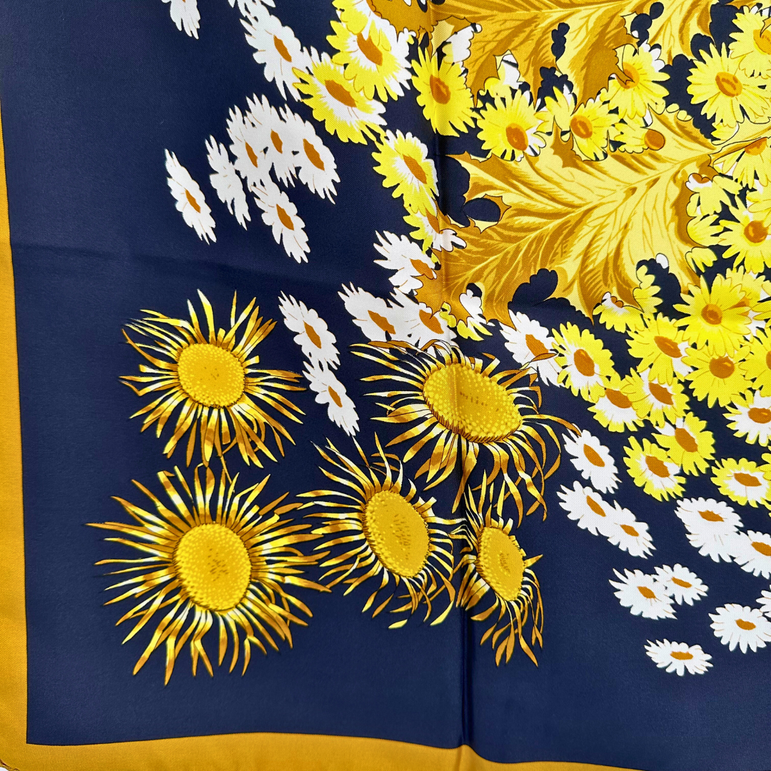 Fleurs et Carlines Hermes Scarf by Rybaltchenko