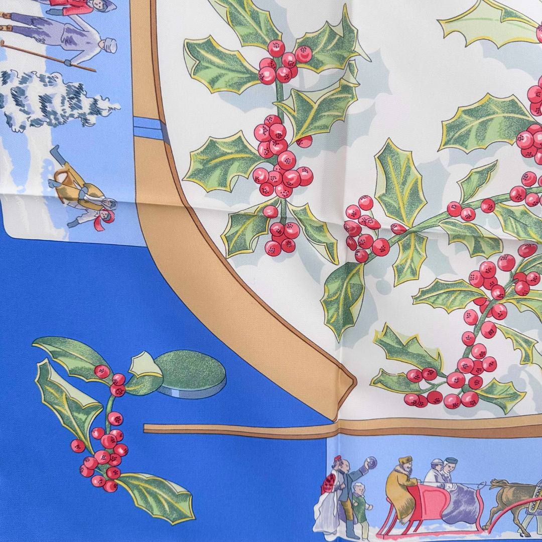 Hermes Scarf Neige D'Antan Torino 2006 by Caty Latham