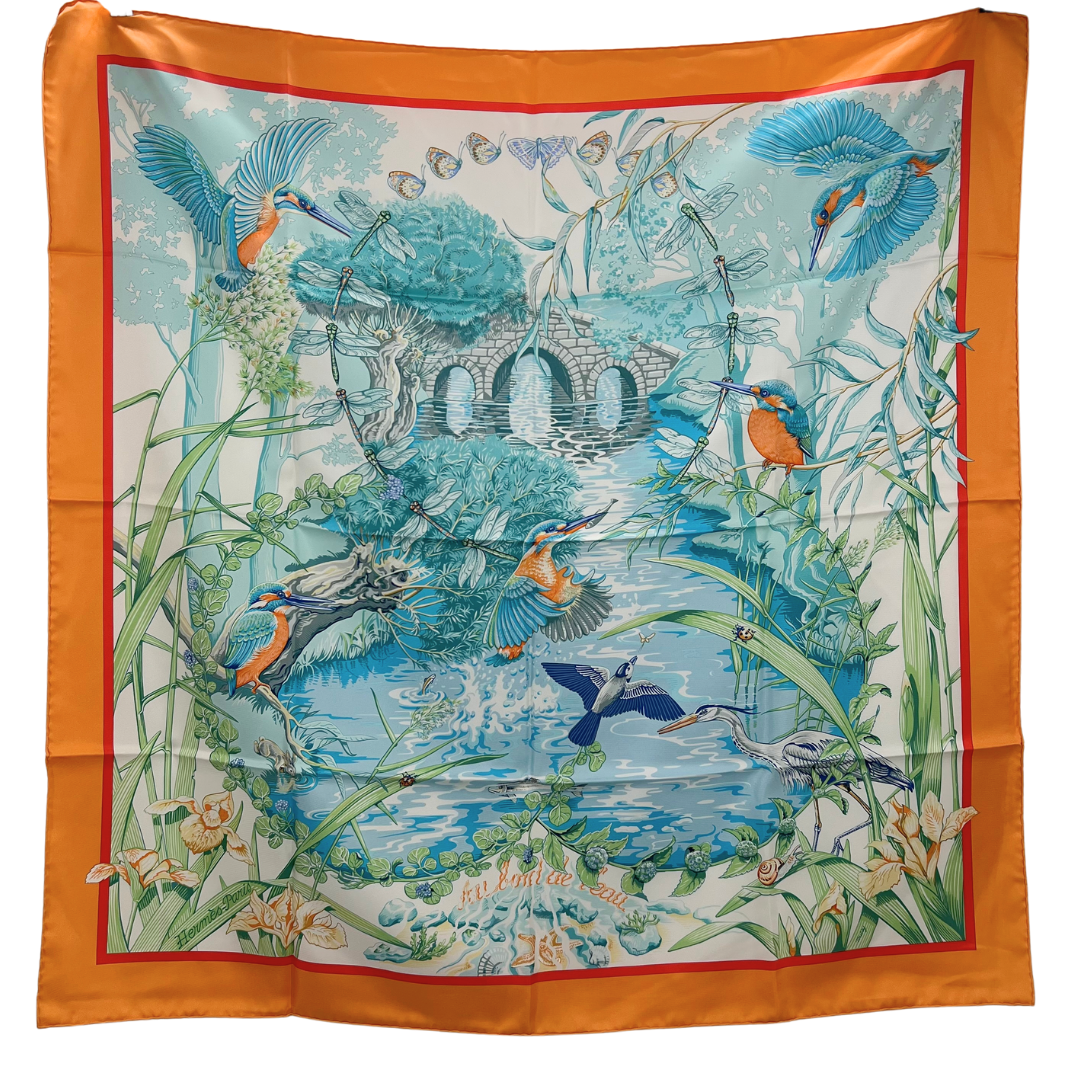 Hermes Au Bord de L'Eau Scarf