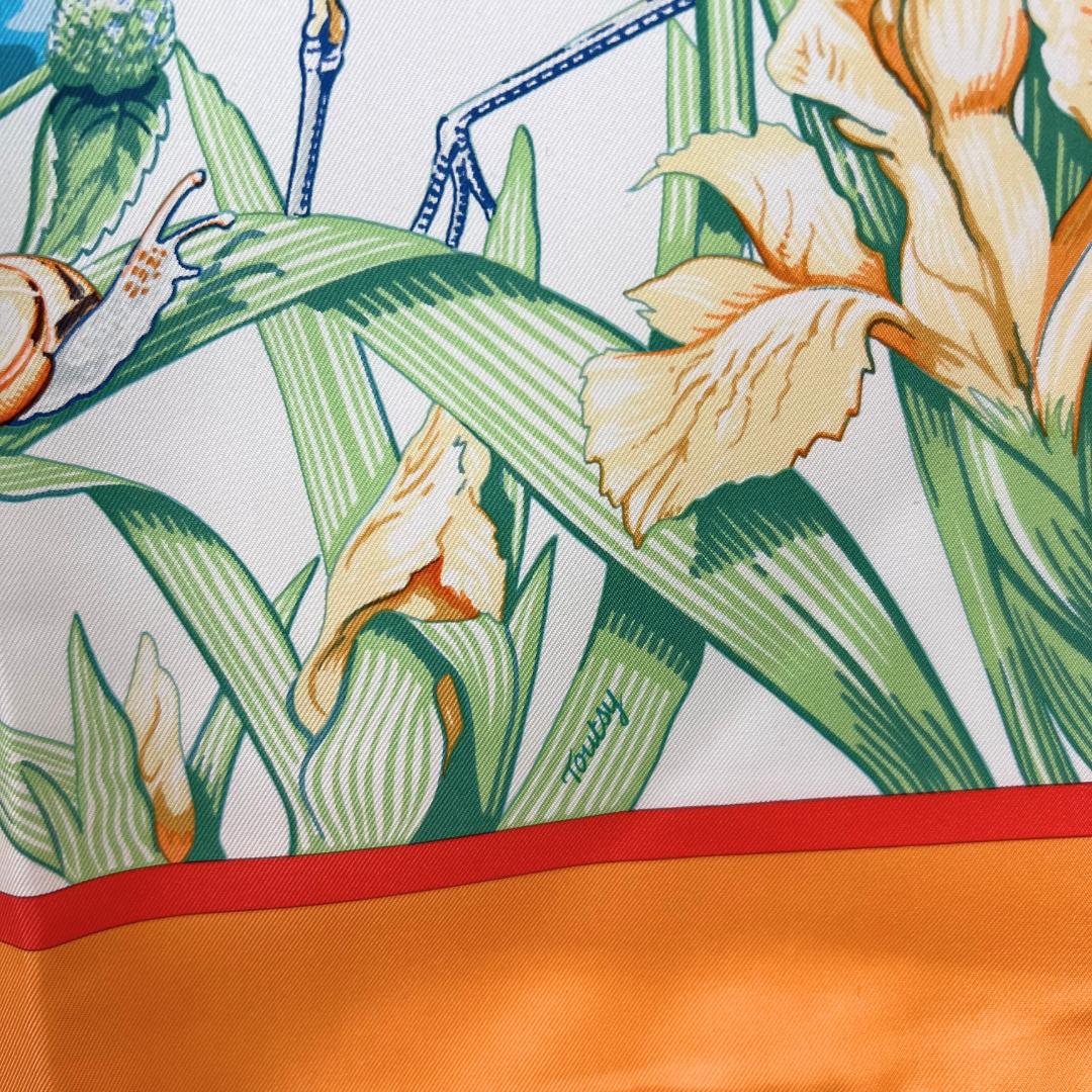 Hermes Au Bord de L'Eau Scarf