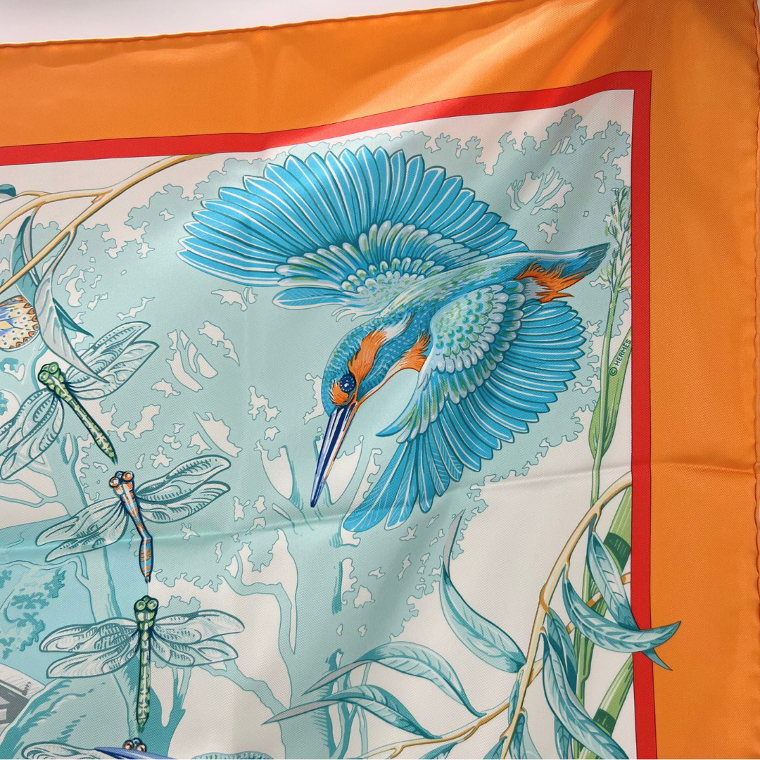 Hermes Au Bord de L'Eau Scarf