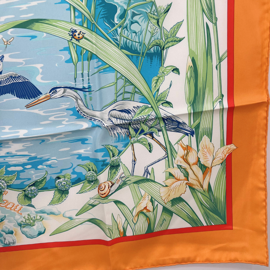 Hermes Au Bord de L'Eau Scarf