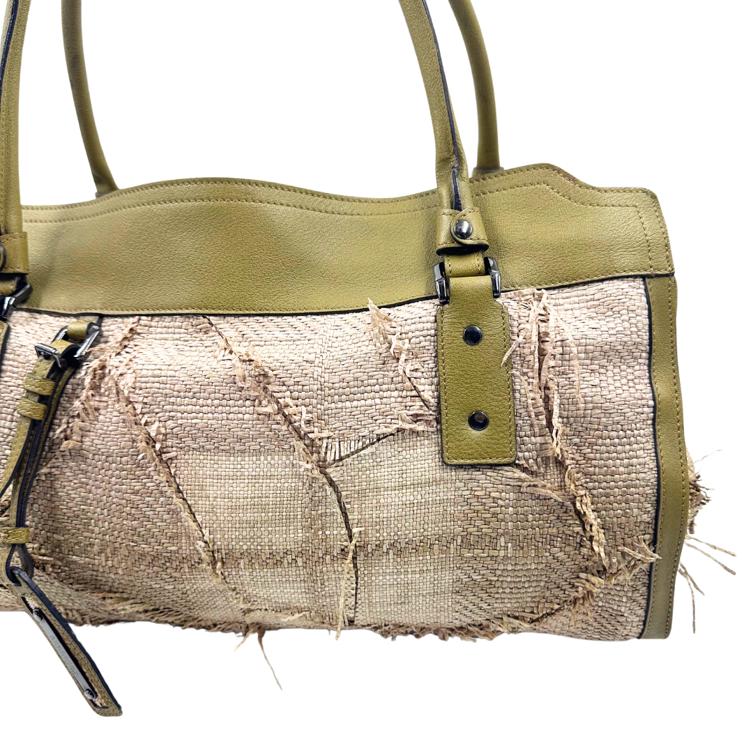 Burberry Raffia Gardener Bag