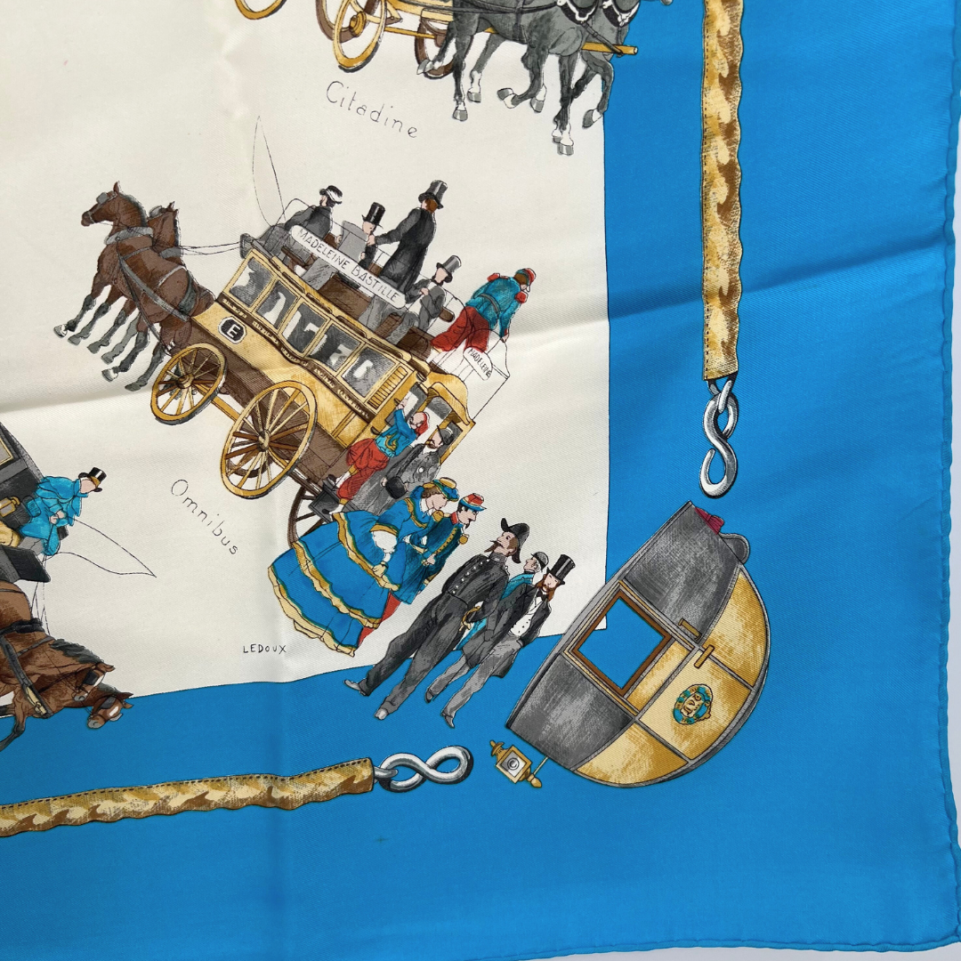 Hermes Omnibus Et Voitures de Place Scarf