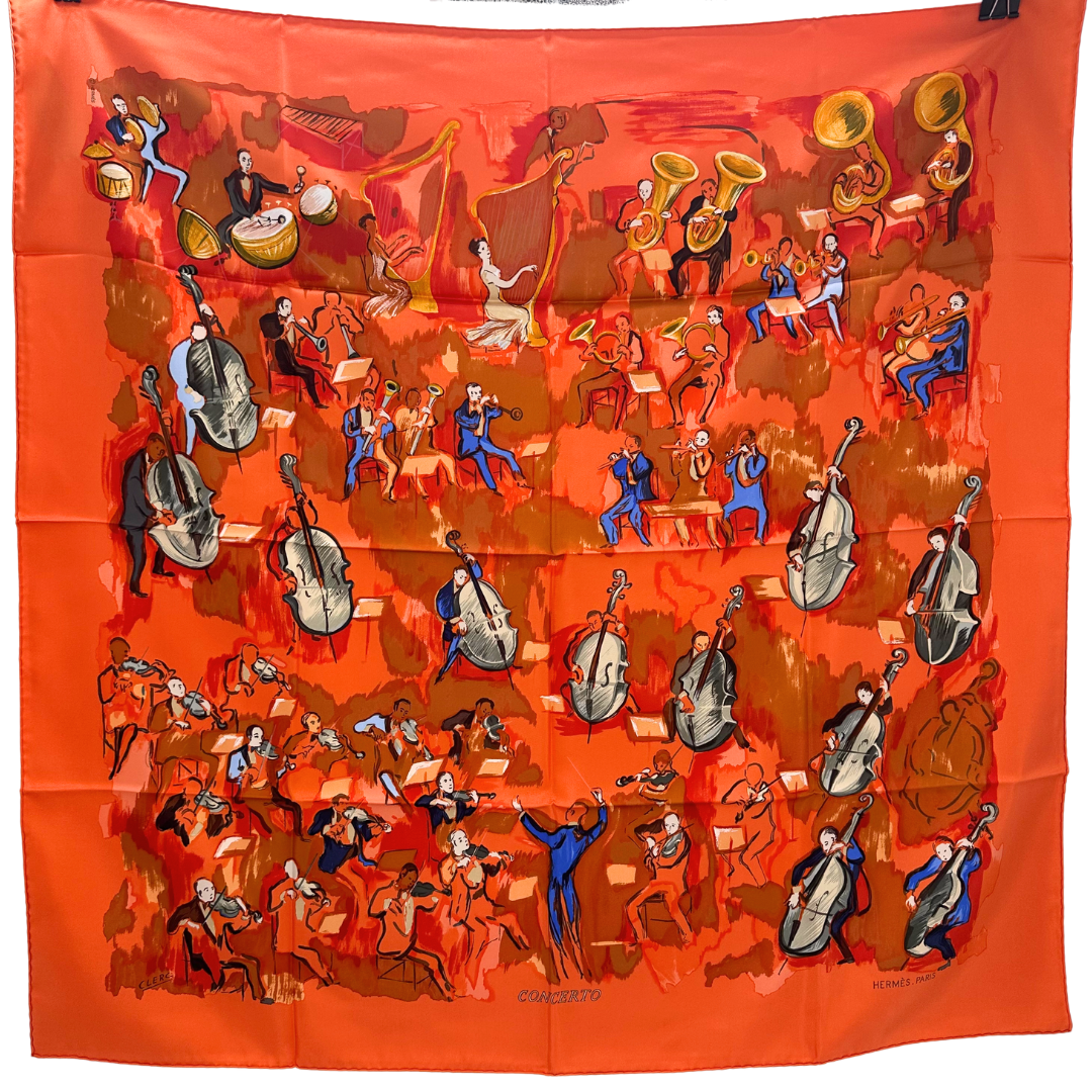 Concerto Hermes Scarf by Jean Louis Clerc