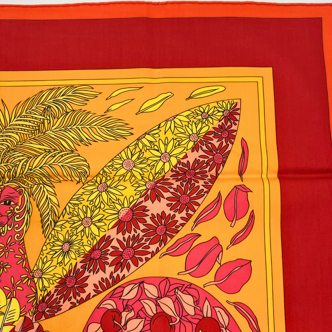 Hermes Scarf Gardiens des Arbres by Annie Faivre