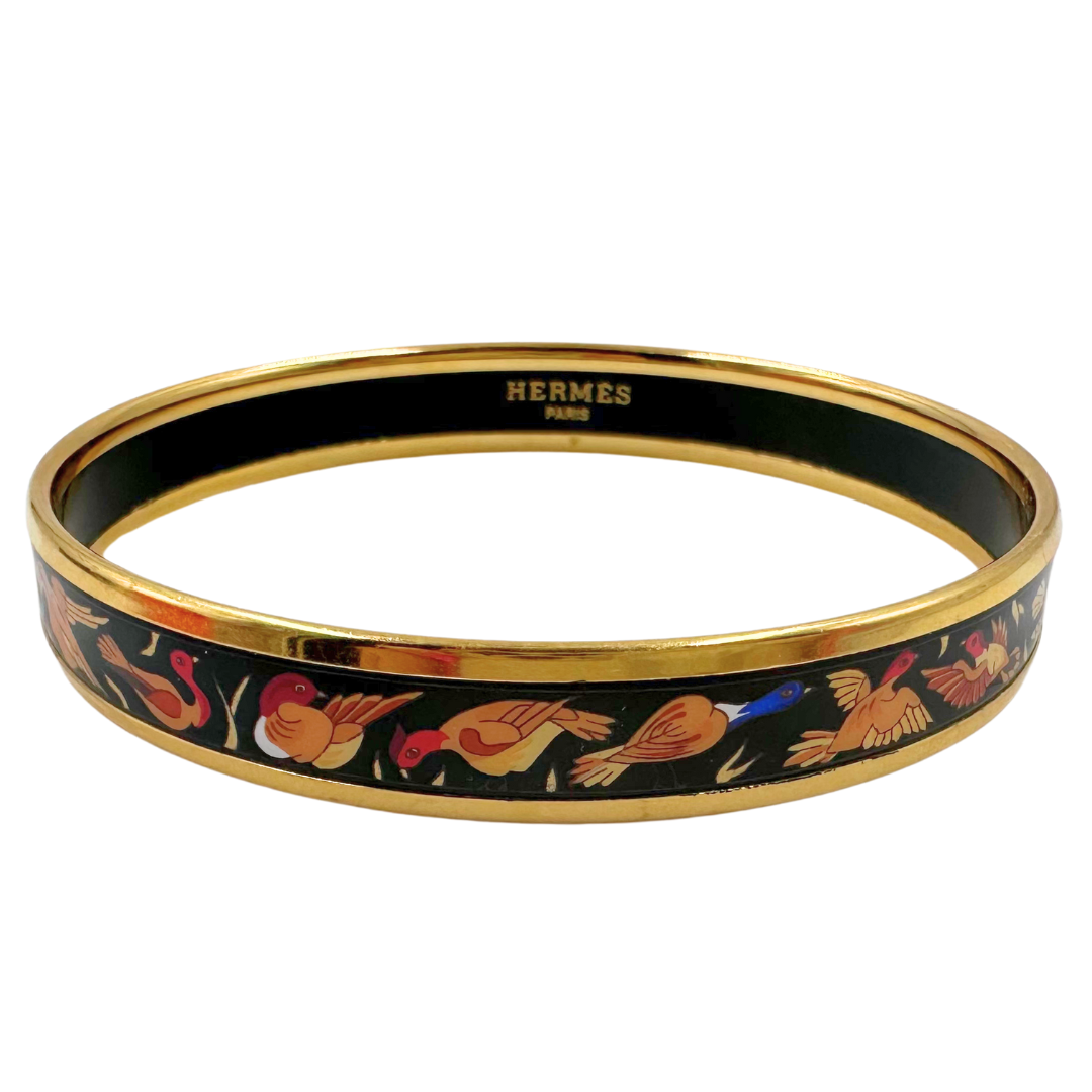 Hermes Emaille PM Narrow Cloisonne Bangle
