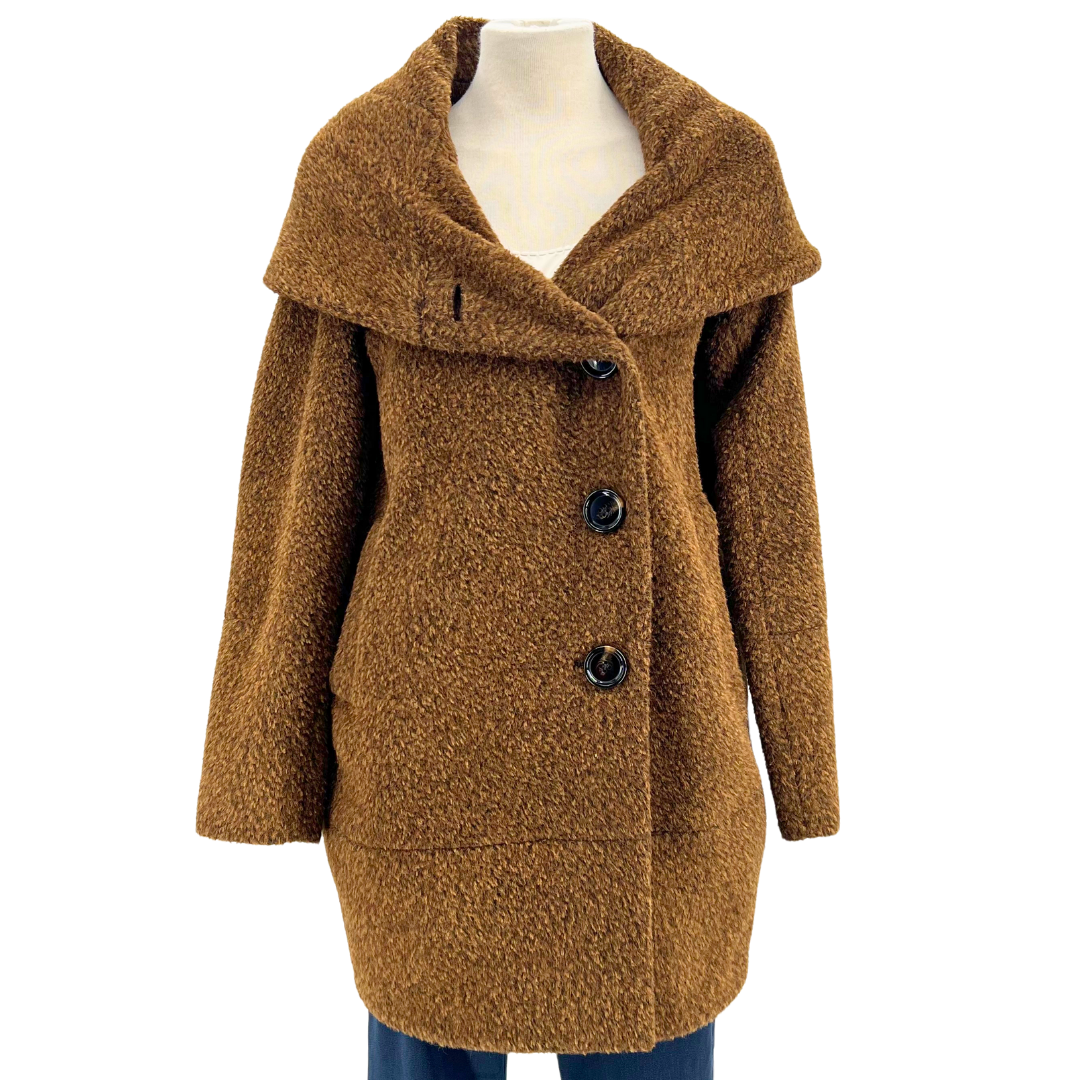 Sofia Cashmere Brown Coat