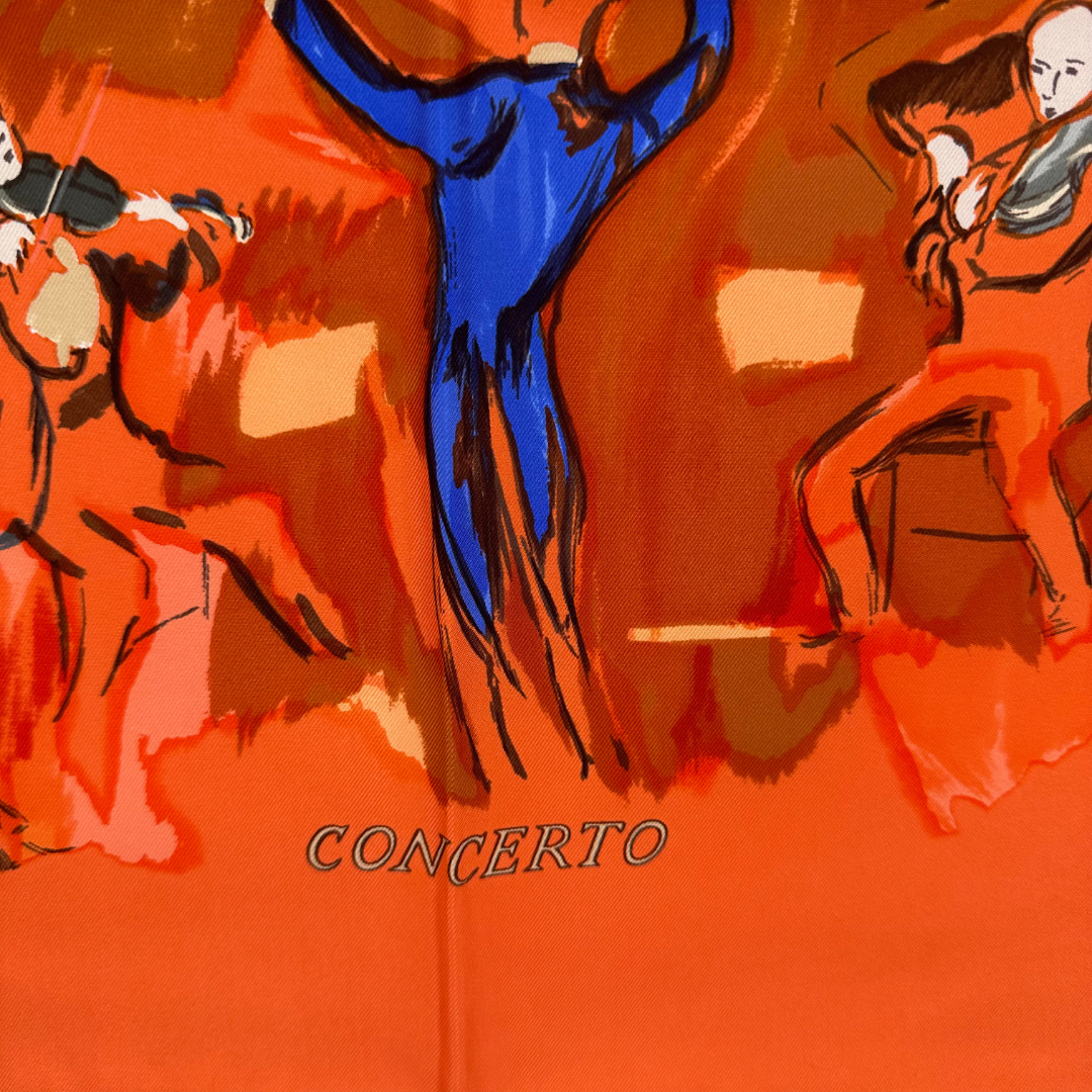 Concerto Hermes Scarf by Jean Louis Clerc