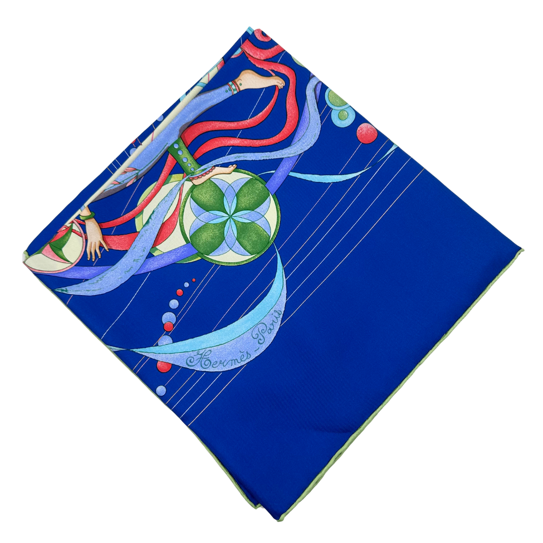 Hermes Silk Scarf La Danse du Cosmos