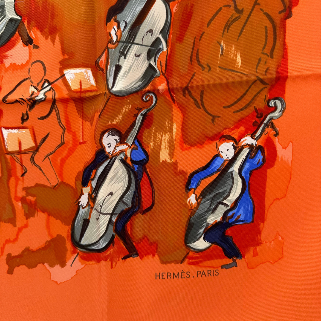 Concerto Hermes Scarf by Jean Louis Clerc