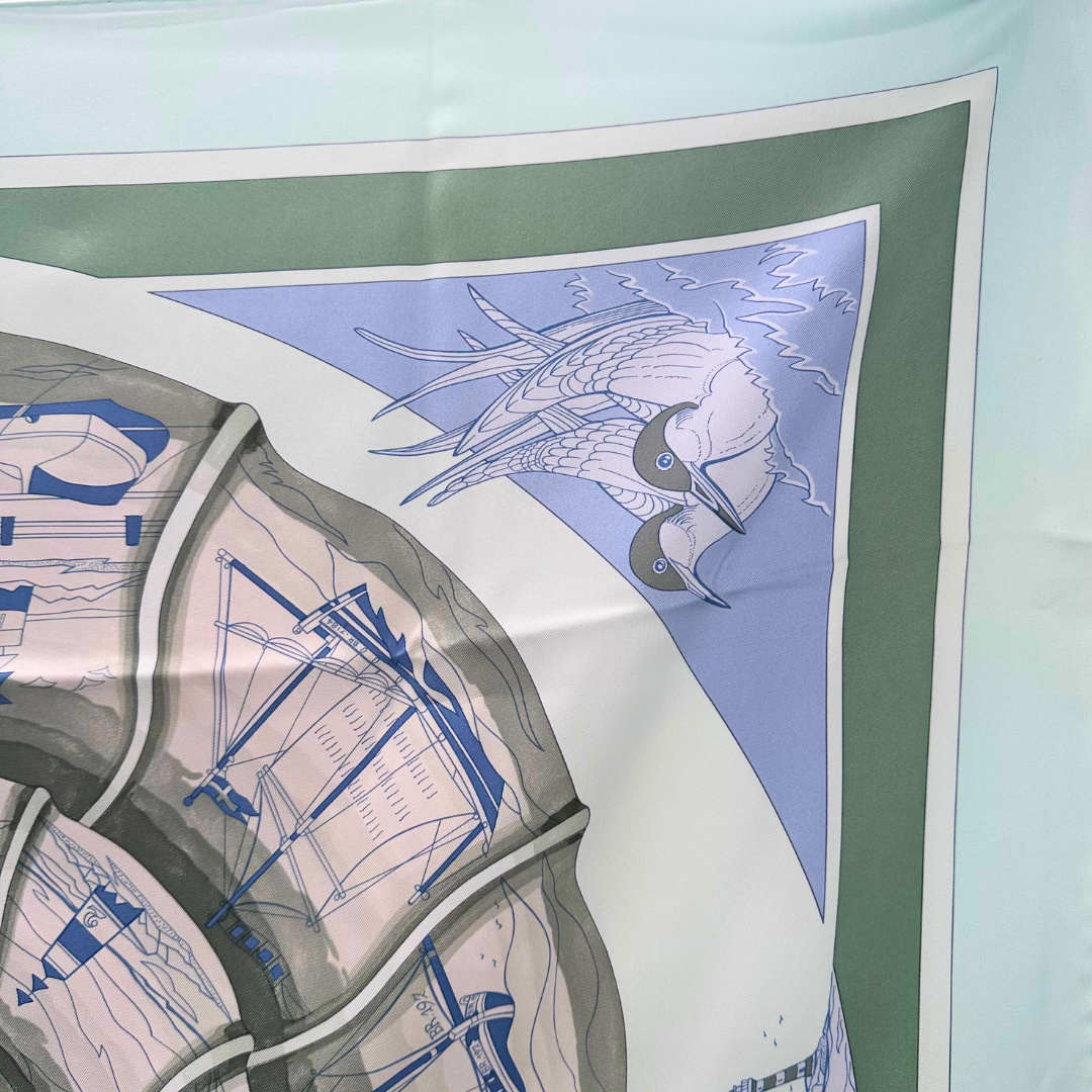 Compagnons de Mer Hermes Scarf by Loic Dubigeon