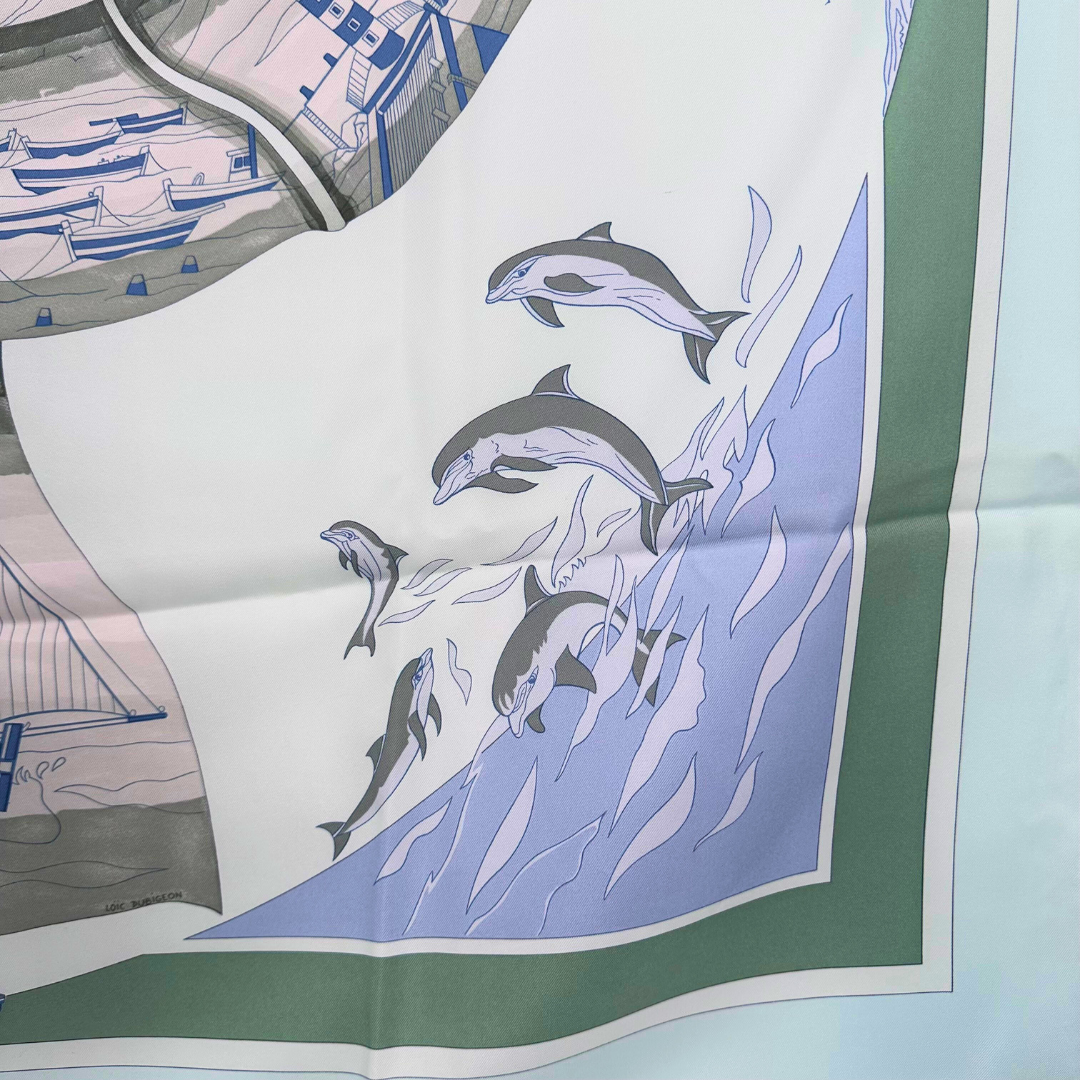 Compagnons de Mer Hermes Scarf by Loic Dubigeon