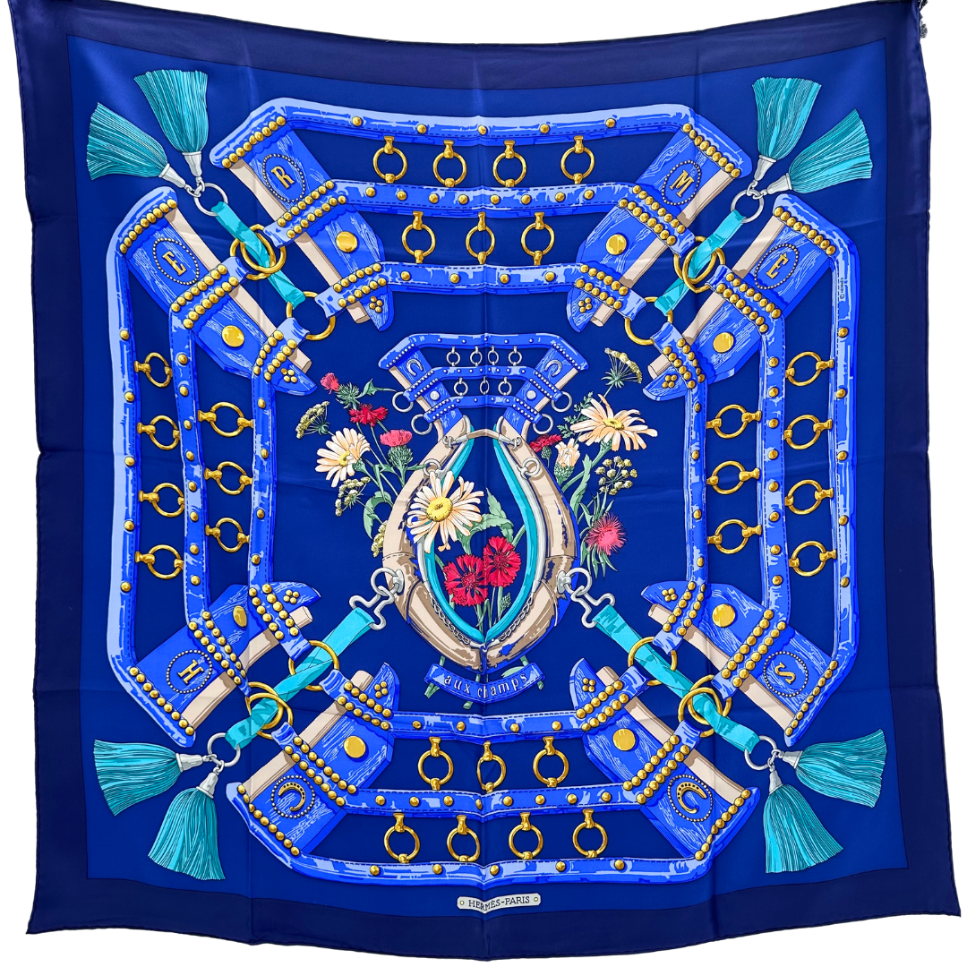 Aux Champs Hermes Scarf By Latham