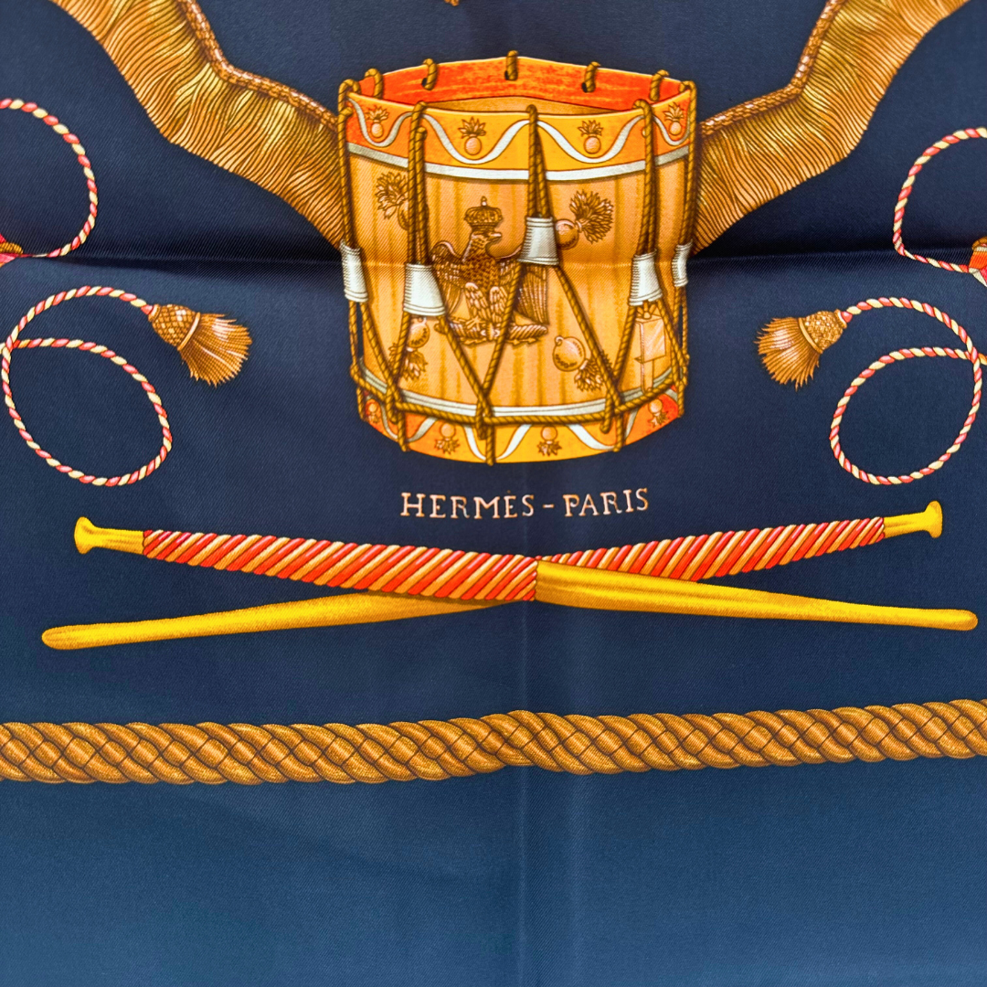 Les Tambours Hermes Scarf By Joachim Metz