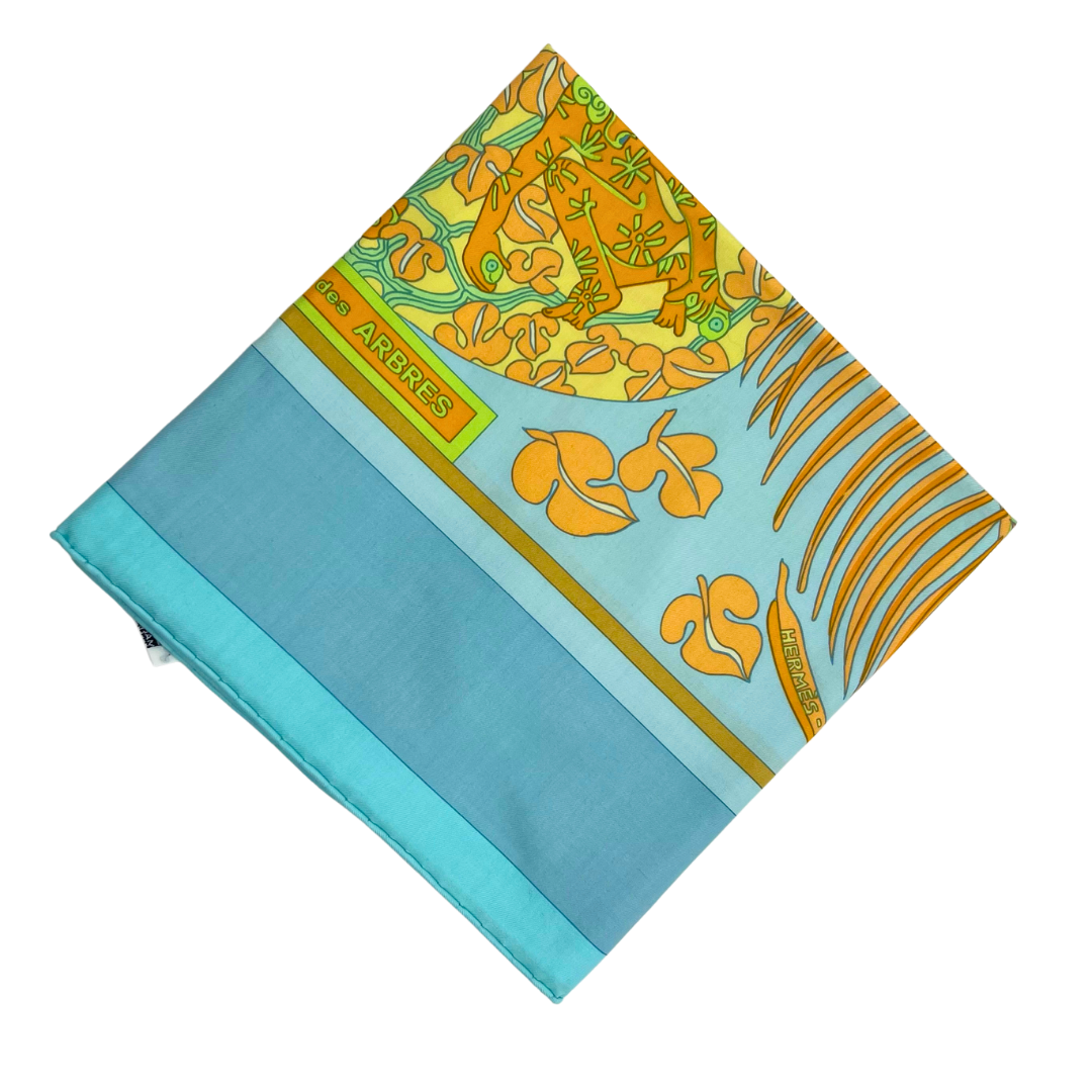 Hermes Scarf Gardiens des Arbres by Annie Faivre