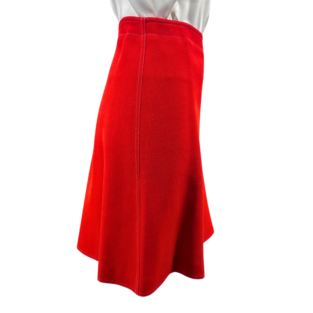 Courreges Orange Skirt